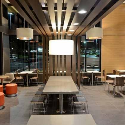 Освещение ресторана McDonalds (новый концепт) в рубрике 