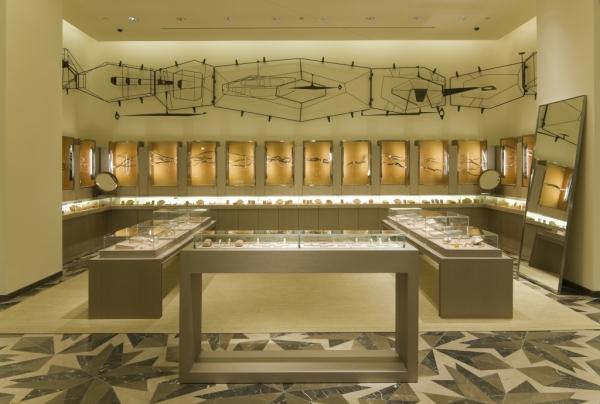 Освещение магазина Barneys - фото